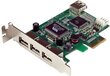 StarTech PCIe for 4 ports USB (PEXUSB4DP) hind ja info | Korpuste lisatarvikud | hansapost.ee