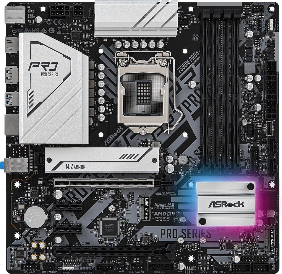 ASRock Z590M Pro4 hind ja info | Emaplaadid | hansapost.ee