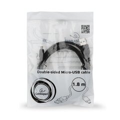 Кабель GEMBIRD CC-USB2-AMmDM-6, 1.8 м, черный цена и информация | Borofone 43757-uniw | hansapost.ee