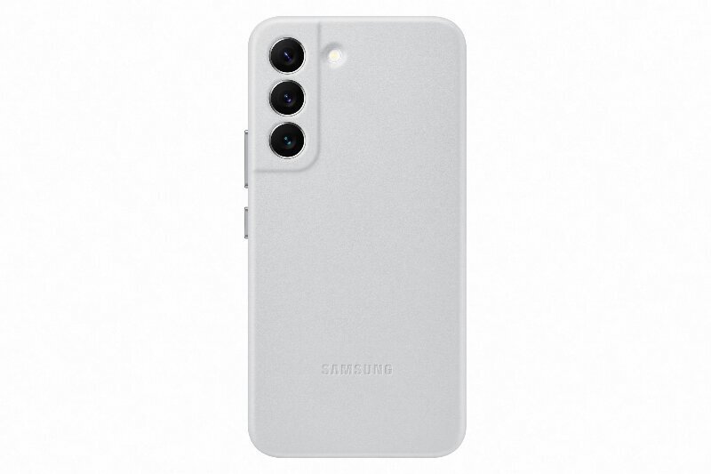 VS901LJE Leather Cover for Samsung Galaxy S22 Light Gray цена и информация | Telefonide kaitsekaaned ja -ümbrised | hansapost.ee