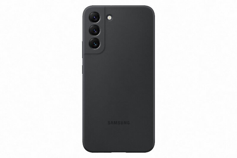 PS906TBE Silicone Cover for Samsung Galaxy S22 Plus Black цена и информация | Telefonide kaitsekaaned ja -ümbrised | hansapost.ee