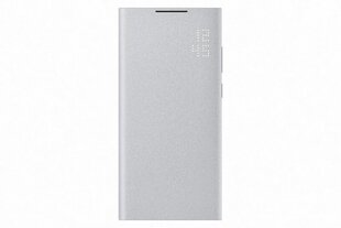 NS908PJE Smart LED View Cover for Samsung Galaxy S22 Ultra Light Gray hind ja info | Telefonide kaitsekaaned ja -ümbrised | hansapost.ee