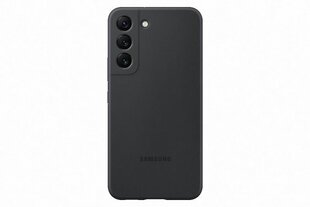 PS901TBE Silicone Cover for Samsung Galaxy S22 Black цена и информация | Чехлы для телефонов | hansapost.ee