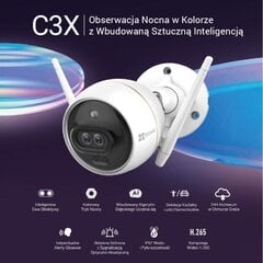 Камера наблюдения EZVIZ C3X для внутреннего и наружного использования цена и информация | Камеры видеонаблюдения | hansapost.ee
