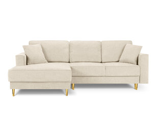 Pehme nurgadiivan Cosmopolitan Design Fano, beež/kuldne värv price and information | Corner sofas and corner sofa beds | hansapost.ee