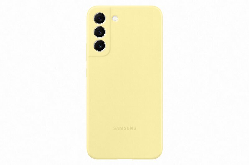 Samsung Silikoonkate Galaxy S22 Plus kollane EF-PS906TYE цена и информация | Telefonide kaitsekaaned ja -ümbrised | hansapost.ee