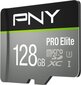 PNY microSD kaart, 128 GB цена и информация | Mälukaardid mobiiltelefonidele | hansapost.ee