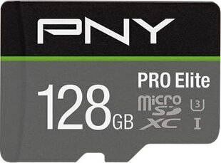 PNY microSD карта, 128 ГБ цена и информация | Карты памяти для телефонов | hansapost.ee