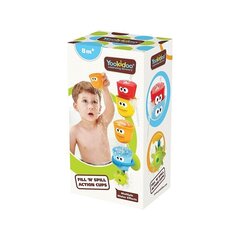 Игрушка для ванны Набор чашек Yookidoo Fill N Spill цена и информация | Игрушки для малышей | hansapost.ee