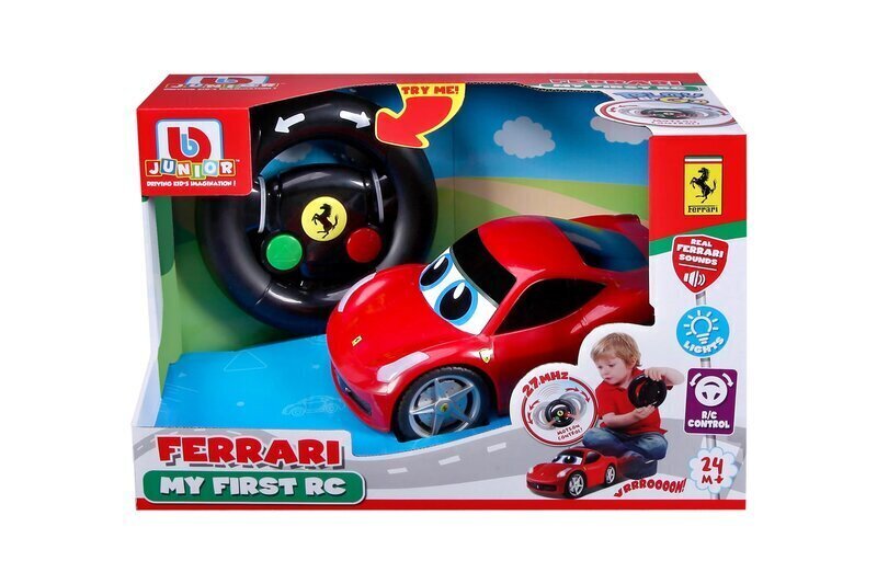 BB Junior Ferrari My First R/C hind ja info | Mänguasjad poistele | hansapost.ee