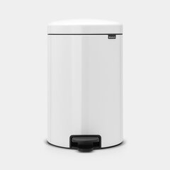 Brabantia мусорное ведро NewIcon, 20 л, белое цена и информация | Мусорные баки | hansapost.ee