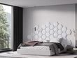 Pehmed seinapaneelid, 3 tk, Cosmopolitan Design Lovon C1, valged цена и информация | Pehmed seinapaneelid | hansapost.ee
