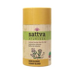 Taimne tumeblond juuksevärv Dark Blonde Sattva Ayurveda, 150 g цена и информация | Краска для волос | hansapost.ee