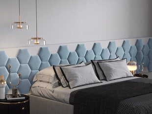 Мягкие настенные панели, 3 шт., Kooko Home Thais R5, светло-синие цена и информация | Мягкие стеновые панели | hansapost.ee