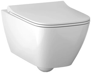 Seinale kinnitatav WC-pott aeglaselt suletava kaanega Geberit iCon Square 500.208.01.1/500.688.01.1 hind ja info | WС-potid | hansapost.ee