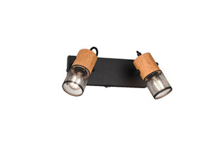 Точечный светильник Tosh, 2-х компонентный, E27, черный матовый цена и информация | Настенные светильники | hansapost.ee