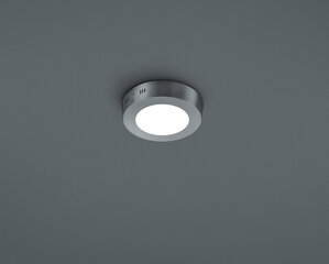 Cento LED plafoon 12 cm harjatud teras цена и информация | Потолочные светильники | hansapost.ee