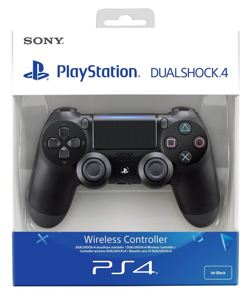 Mängupult PS4 Dualshock 4 v2, must цена и информация | Mängupuldid | hansapost.ee