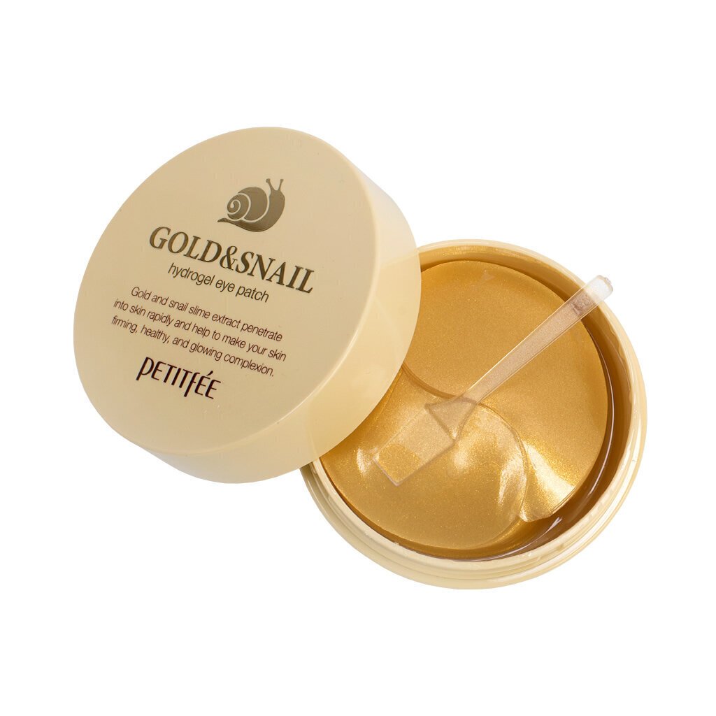 Silmamask Petitfee Gold & Snail Hydrogel Eye Patch 60 tk. hind ja info | Näomaskid ja silmamaskid | hansapost.ee