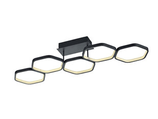 Led laevalgusti Vigo, 5-osaline, matt must 920022198 hind ja info | Laelambid | hansapost.ee