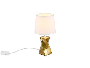 Настольная лампа Ababa 1XE14 28,5 см золотистый белый цена и информация | Настольные лампы | hansapost.ee