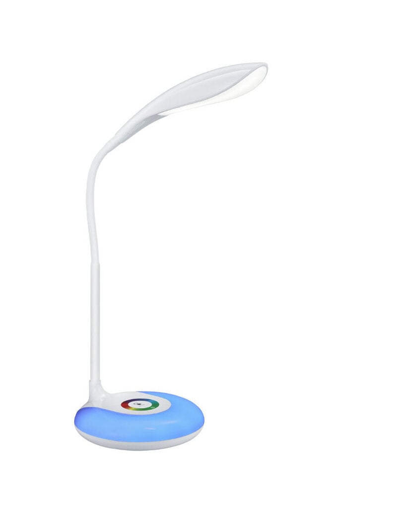 Krait LED laualamp 37 cm valge sis RGB 4W-320Lm puutetundlik цена и информация | Laualambid | hansapost.ee