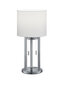 Tandori LED+E27 lauavalgusti 53 cm valge nikkelmatt цена и информация | Laualambid | hansapost.ee