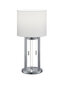 Tandori LED+E27 lauavalgusti 53 cm valge nikkelmatt цена и информация | Laualambid | hansapost.ee