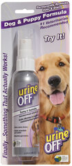 Urine Off pihustatav valem koerte uriinilõhna ja plekkide eemaldamiseks, 118 ml цена и информация | Средства по уходу за животными | hansapost.ee