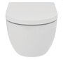 Seinale paigaldatav WC-pott Ideal Standard WC Blend Curve Aquablade aeglaselt sulguva kaanega T374901 / T376001 hind ja info | WС-potid | hansapost.ee