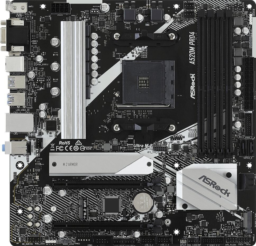 ASRock A520M PRO4 hind ja info | Emaplaadid | hansapost.ee