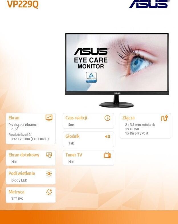 Asus 90LM06B3-B02370 hind ja info | Monitorid | hansapost.ee