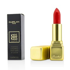 Guerlain KissKiss Matte - Moisturizing lipstick with matt effect 3 g  M347 Zesty Orange #e6303c цена и информация | Помады, бальзамы, блеск для губ | hansapost.ee