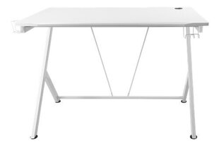 Игровой стол Deltaco Gaming WT85, белый цена и информация | Компьютерные, письменные столы | hansapost.ee