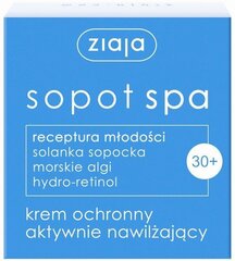 Niisutav näokreem Ziaja Sopot Spa 30+ 50 ml цена и информация | Кремы для лица | hansapost.ee
