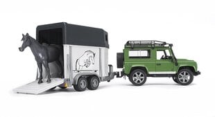 Bruder Land Rover Defender Maastur hobuseveokiga hind ja info | Mänguasjad poistele | hansapost.ee
