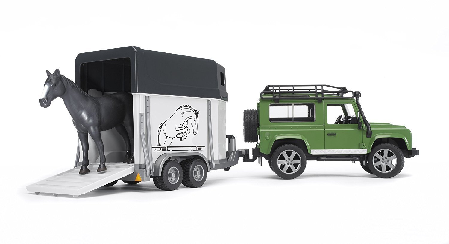 Bruder Land Rover Defender Maastur hobuseveokiga цена и информация | Mänguasjad poistele | hansapost.ee