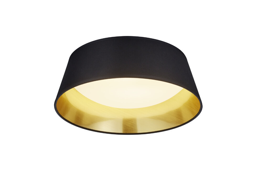 LED-plafoon Ponts, 34 cm, must/kuldne цена и информация | Laelambid | hansapost.ee
