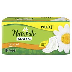Hügieenisidemed Naturella Normal Plus 18 tk hind ja info | Tampoonid, hügieenisidemed ja menstruaalanumad | hansapost.ee