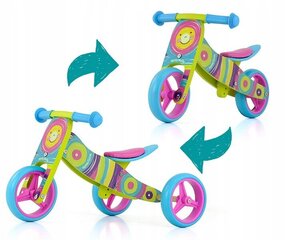 Балансировочный трехколесный велосипед 2в1 Milly Mally Rainbow цена и информация | Milly Mally Товары для детей и младенцев | hansapost.ee