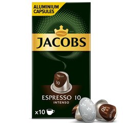 Kohvikapslid JACOBS Espresso 10 Intenso, 10 tk hind ja info | Kohv ja kakao | hansapost.ee