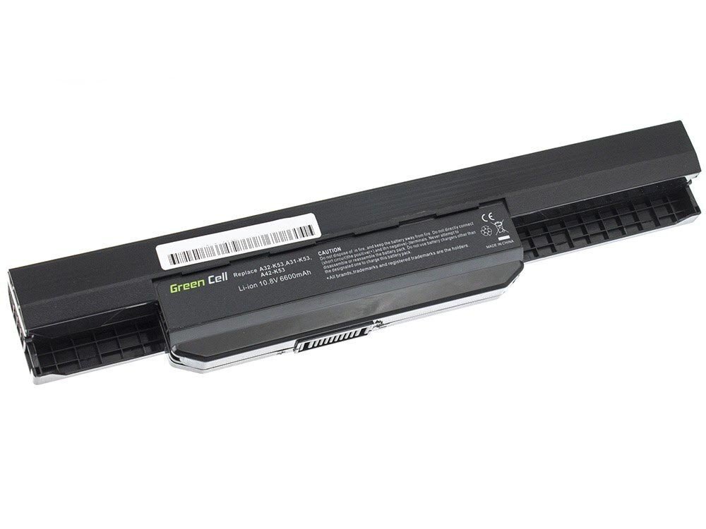 Sülearvuti aku Green Cell Laptop Battery for Asus K53 K53E K53S K53SV X53 X53S X53U X54 X54C X54H цена и информация | Sülearvuti akud | hansapost.ee