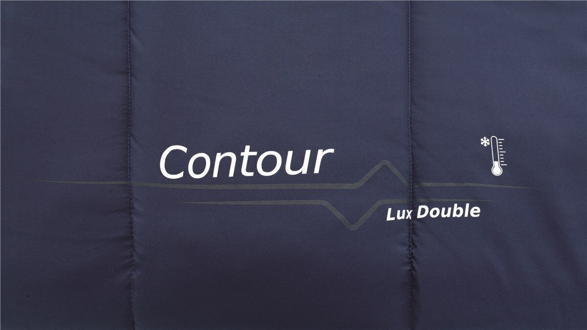 Magamiskott kahele Outwell Contour Lux Double, sinine hind ja info | Magamiskotid | hansapost.ee