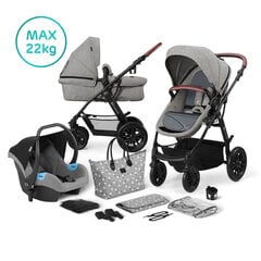 Универсальная коляска Kinderkraft 3in1 XMOOV, Grey цена и информация | Коляски | hansapost.ee