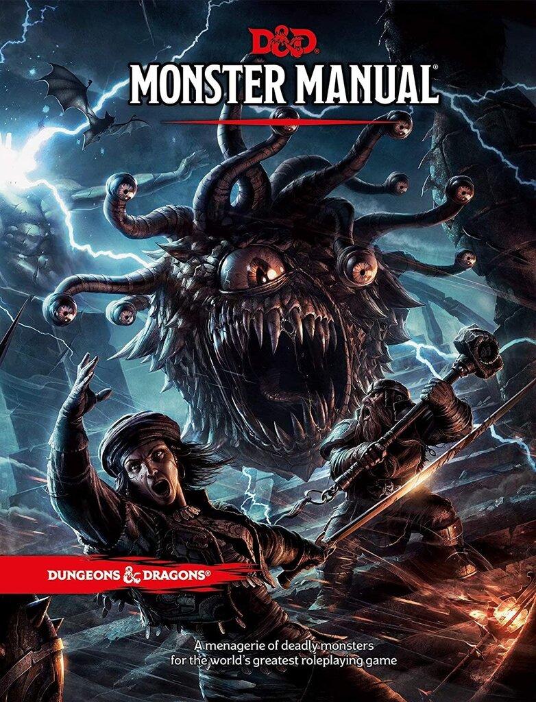 Dungeons & Dragons Monster Manual 5th väljaanne hind ja info | Lauamängud ja mõistatused perele | hansapost.ee