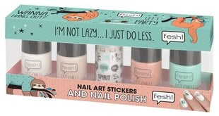 Fesh набор лаков и украшений для ногтей для девочек цена и информация | Лаки, укрепители для ногтей | hansapost.ee