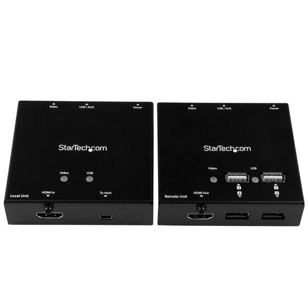 Adapter StarTech ST121USBHD HDMI / Cat6 / 4x USB hind ja info | USB adapterid ja jagajad | hansapost.ee