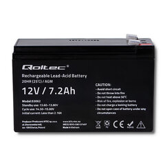Аккумулятор Qoltec 53062 цена и информация | Батарейки | hansapost.ee