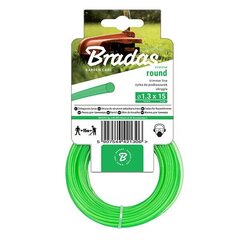 Trimmeri jõhv Bradas TRIMMER Round, 2,0mm x 100m hind ja info | Aiatööriistade varuosad | hansapost.ee