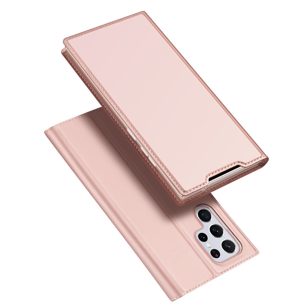 Telefoniümbris Dux Ducis Skin Pro sobib Samsung Galaxy S22 Ultra, roosa цена и информация | Telefonide kaitsekaaned ja -ümbrised | hansapost.ee